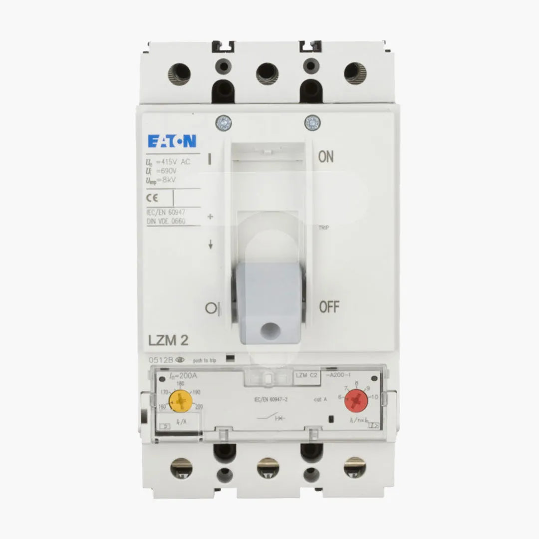 LZMC2-A200 ITM trifásico caja moldeada 20A 380V 36kA IP20 Tamaño 2