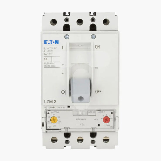 LZMC2-A200 ITM trifásico caja moldeada 20A 380V 36kA IP20 Tamaño 2