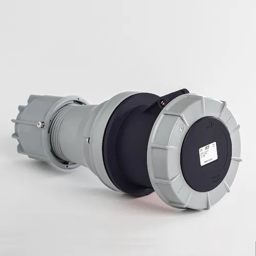 Base aérea 125A 3P+T 500VCA 7h Negro IP66-IP67