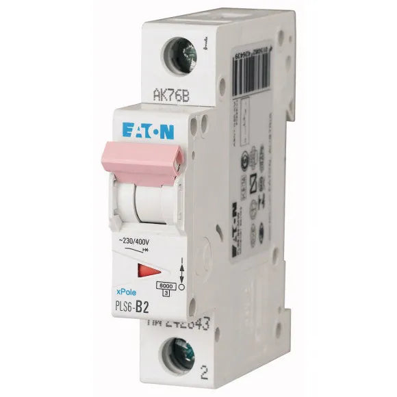 PLS6-C2-MW Xpole Interruptor termomagnético (ITM) 1P 2A 6kA Curva C