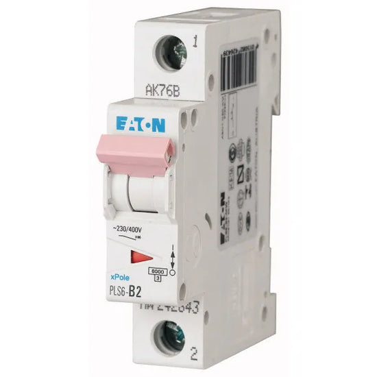 PLS6-C2-MW Xpole Interruptor termomagnético (ITM) 1P 2A 6kA Curva C