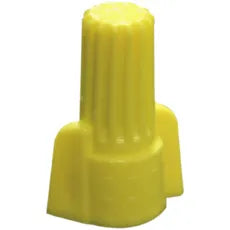 Capuchón para empalme 0.75-6mm² 18-10AWGmm² 300VCA Amarillo 100 piezas