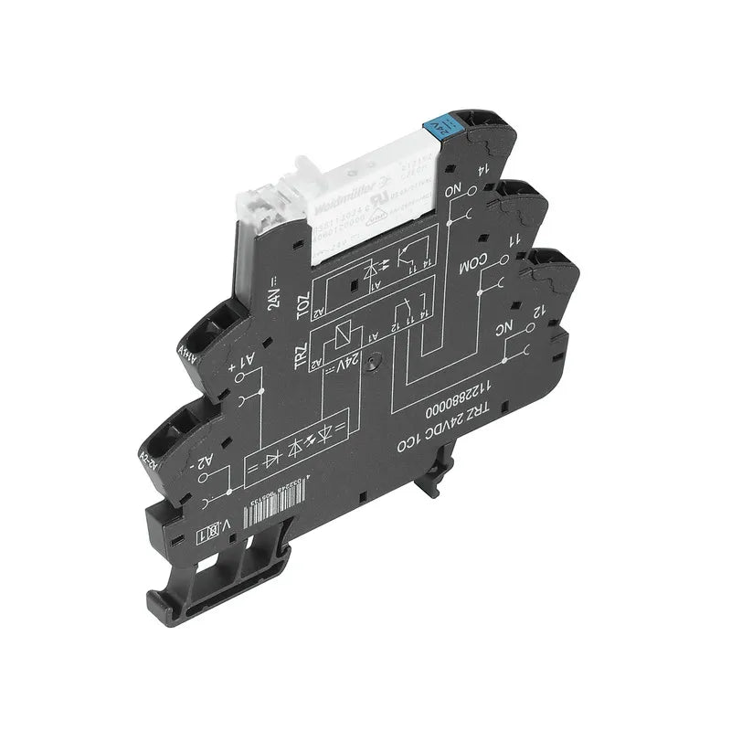 TRZ 24VDC 1CO Interfaz relé RSS + Base 6.4mm 24VCD 1CO 1NA1NC 6A 250V