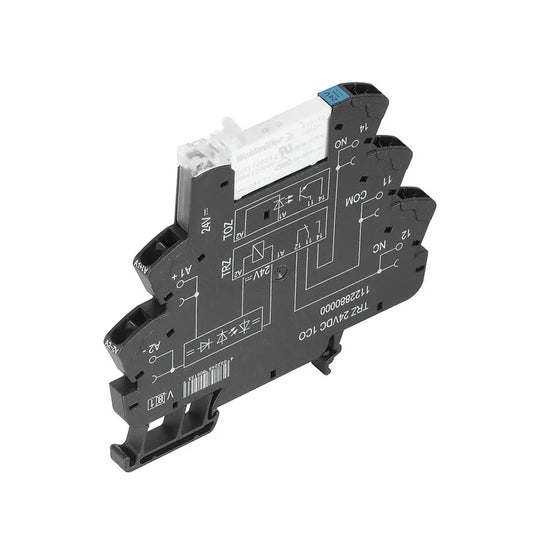 TRZ 24VDC 1CO Interfaz relé RSS + Base 6.4mm 24VCD 1CO 1NA1NC 6A 250V