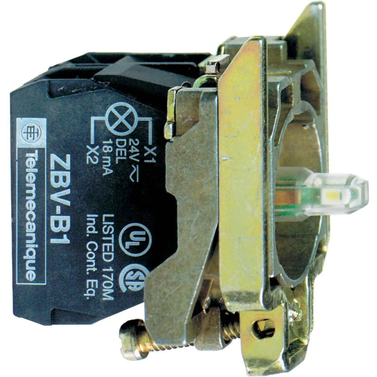 BASE PARA BOTON ILUM VERDE LED 110V TD2