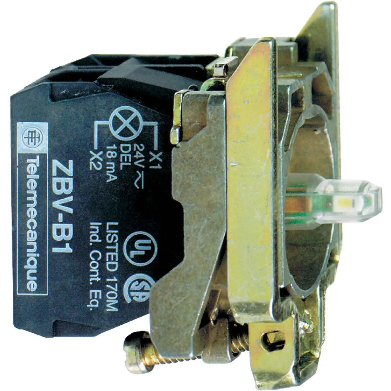 BASE PARA BOTON ILUM VERDE LED 110V TD2
