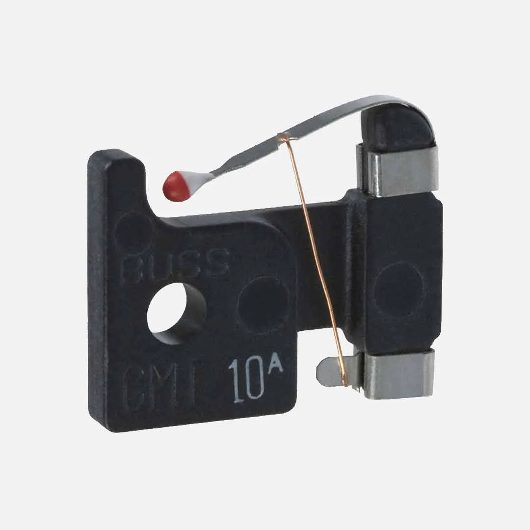 Fusible con indicador para telecoms. accion rapida 10A 125VCA 60VCD rojo/blanco