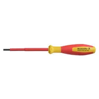 SDIS 0.8X4.0X100 Destornillador plano con aislamiento VDE Caña 100Lx4.0Dx0.8Wmm