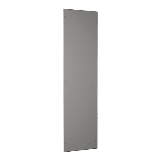 VX Laterales atornillables de acero inoxidable 2000Hx600Dmm 2 piezas