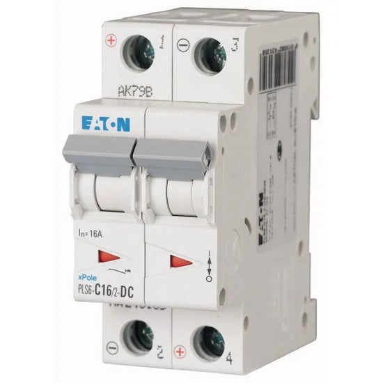 PLS6-C16/2-DC-MW Xpole Interruptor termomagnético para DC 2P 16A 6kA Curva C