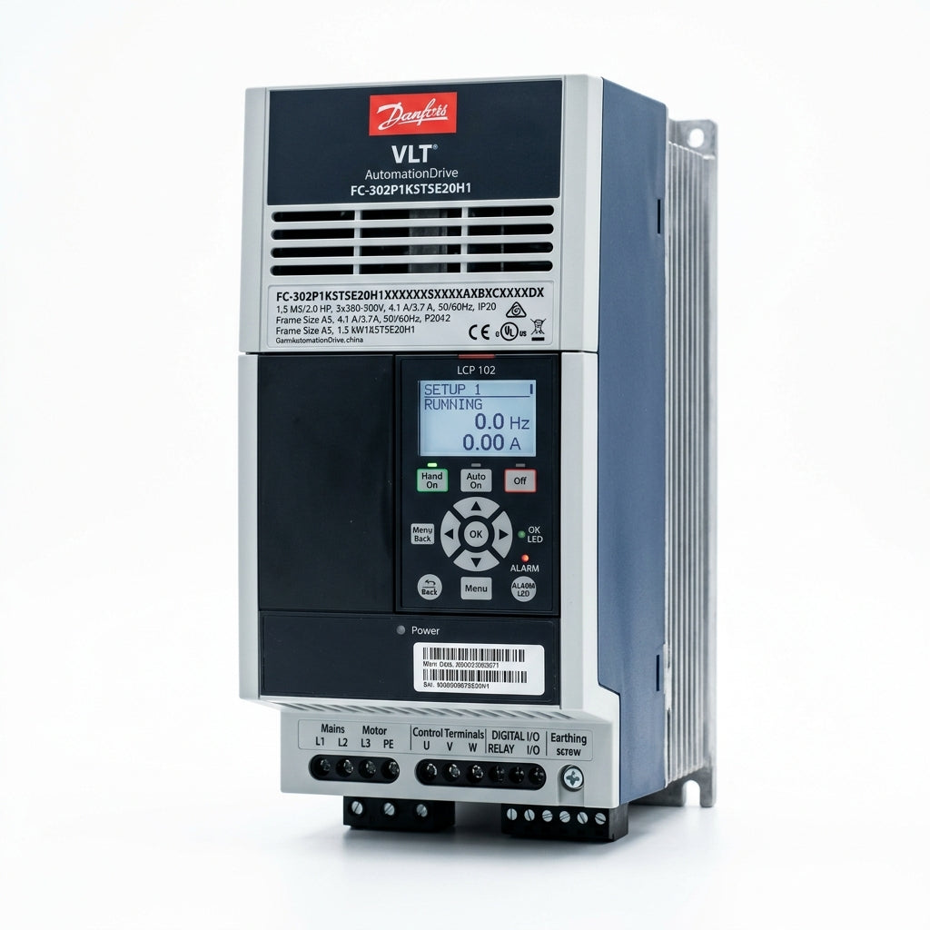 DANFOSS FC-302P1K5T5E20H1XXXXXXSXXXXAXBXCXXXXDX DRIVE DE FRECUENCIA