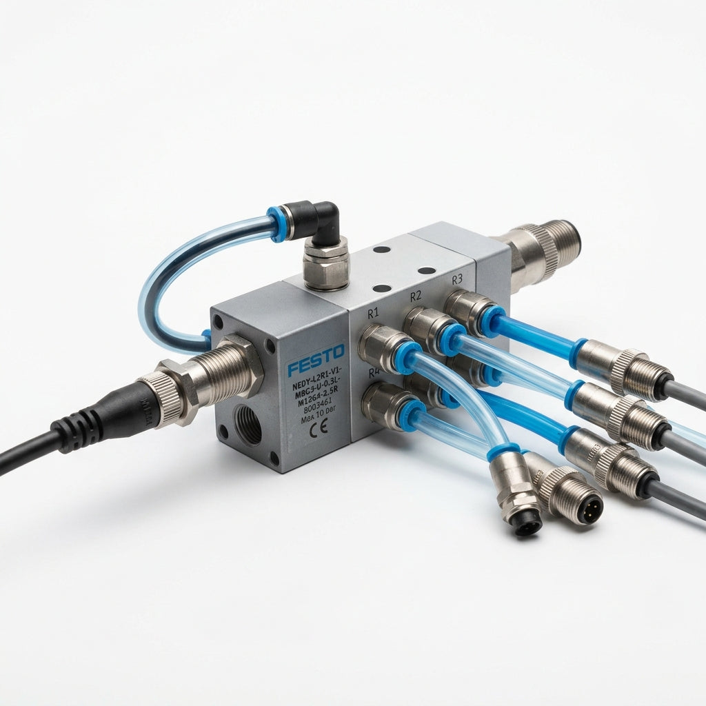 FESTO NEDY-L2R1-V1-M8G3-U-0.3L-M12G4-2.5R