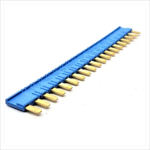 Puente de 20 terminales color azul 6A 250V para usarse con S38.21/51…, S93