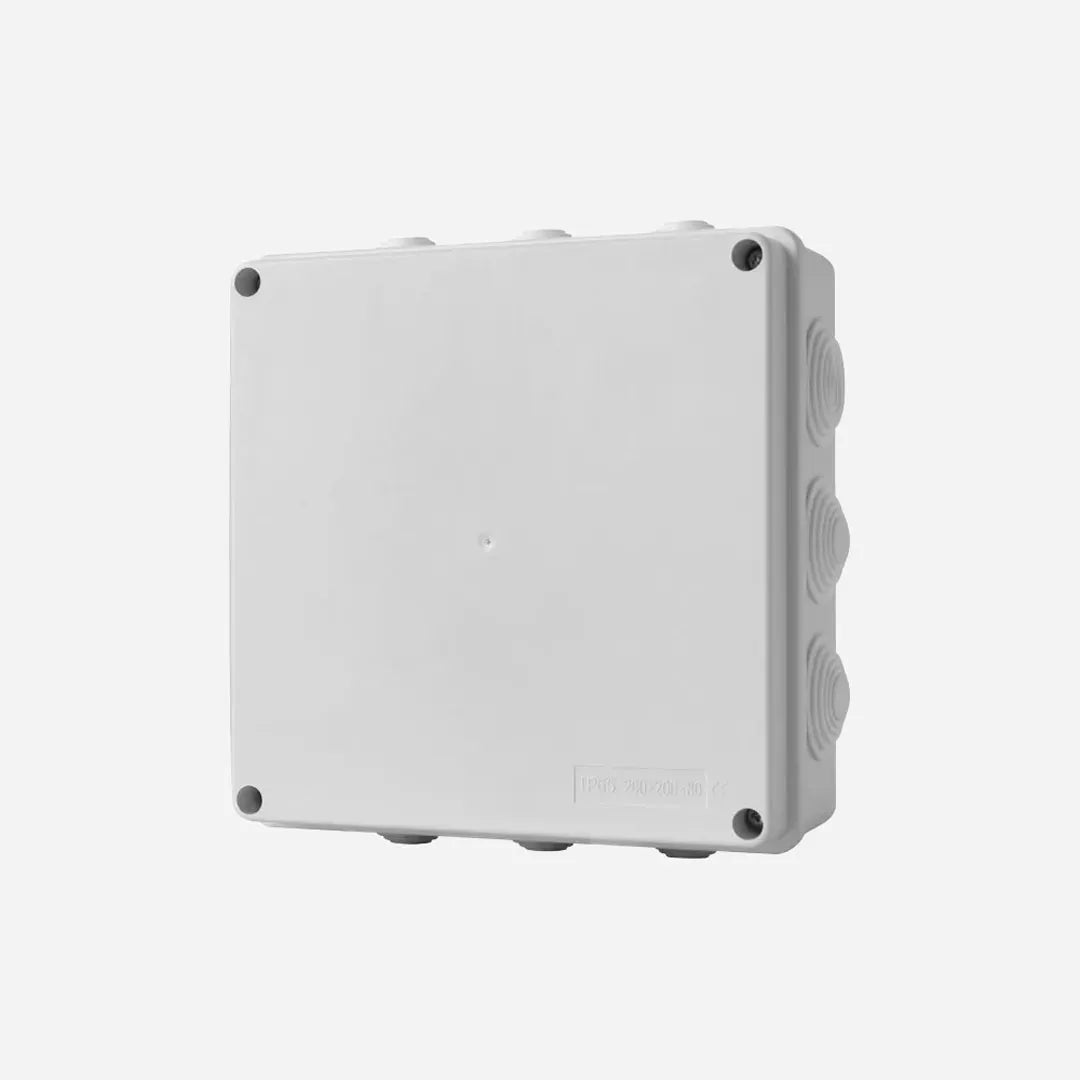Caja estanca c/conos 12/36 200mmHX200mmWX80mmD Plastico ABS IP55