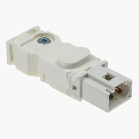 Conector macho, lado de entrada H05VV-F, 2×1.5mm2