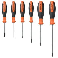 SD SET S2.5-5.5/PH1/2 Set 6 destornilladores planos y Phillips sin aislamiento