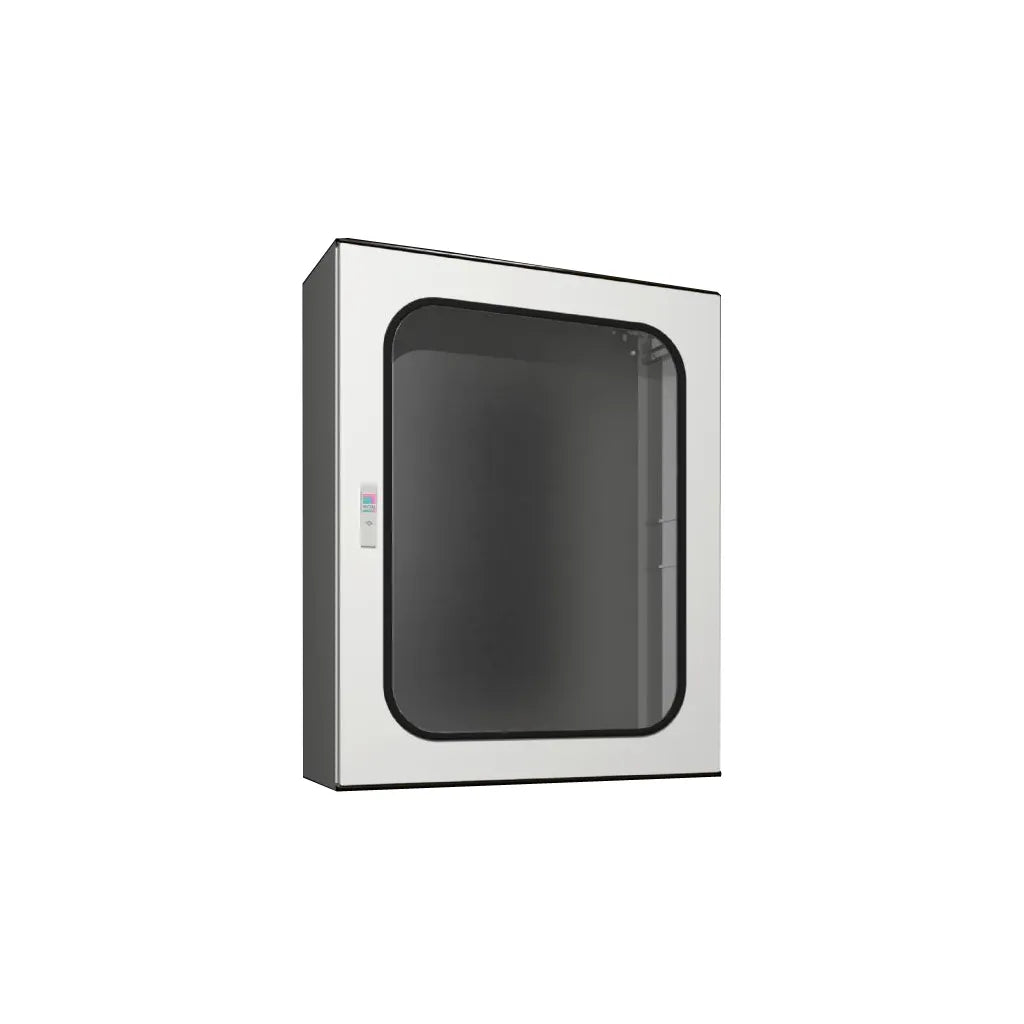 KS Gabinete mural de poliester 1P 100Hx800Wx300Dmm RAL7035 IP66 NEMA 4X