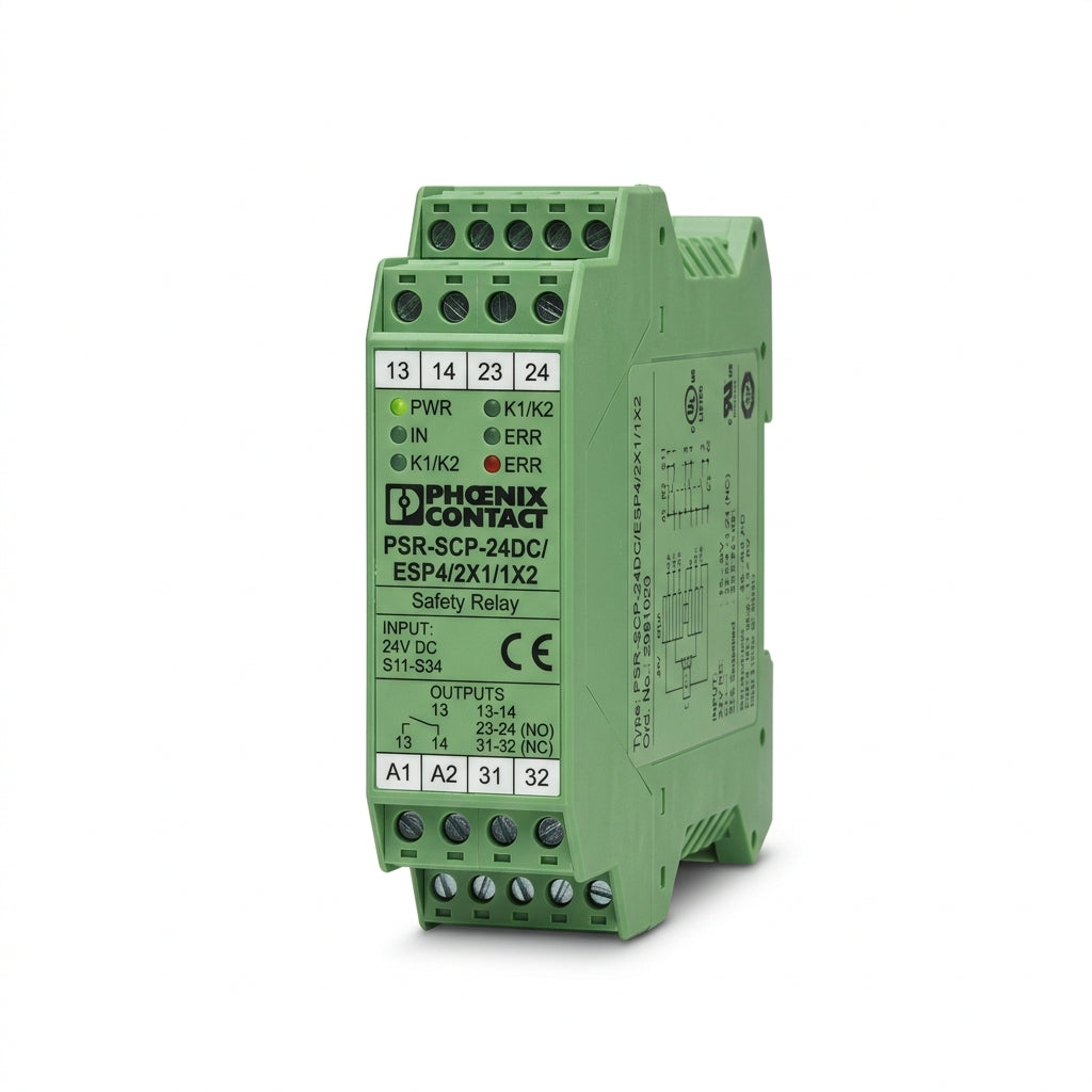 Phoenix Contact Psr-scp-24dc/esp4/2x1/1x2 Relevador de seguridad