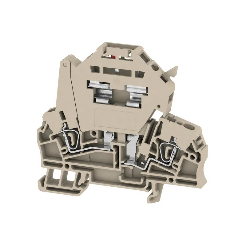 ZSI 2.5/LD 30-70 DC/AC Clema portafusible europeo c/LED 2.5mm² 6.3A Beige