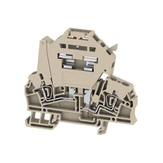 ZSI 2.5/LD 30-70 DC/AC Clema portafusible europeo c/LED 2.5mm² 6.3A Beige