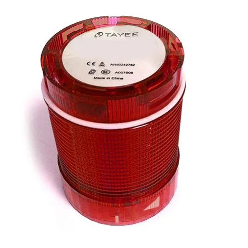 Módulo luminoso LED de Ø70mm Luz intermitente 220VAC Rojo