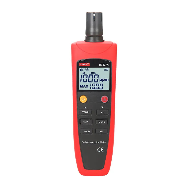 Detectores de gas (CO) rango 0-1000ppm resolucion, 1ppm 4x 1.5V