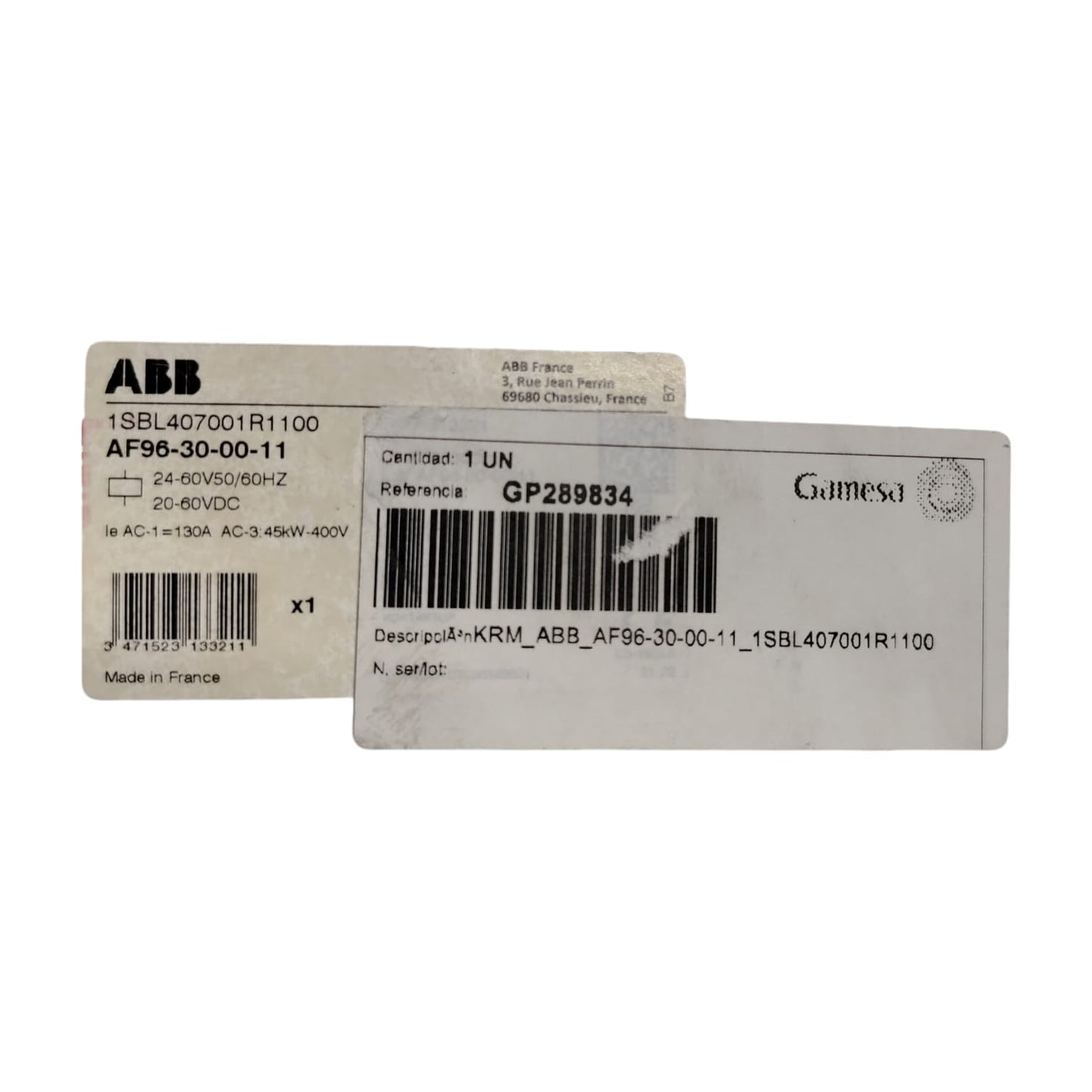 ABB	Af96-30-00-11 CONTACTOR TRIFÁSICO