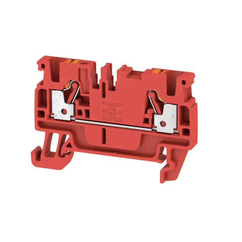 A2C 2.5 RD Clema Push-in 2 conexiones 2.5mm² 28-12AWG 24A 800VCA Rojo