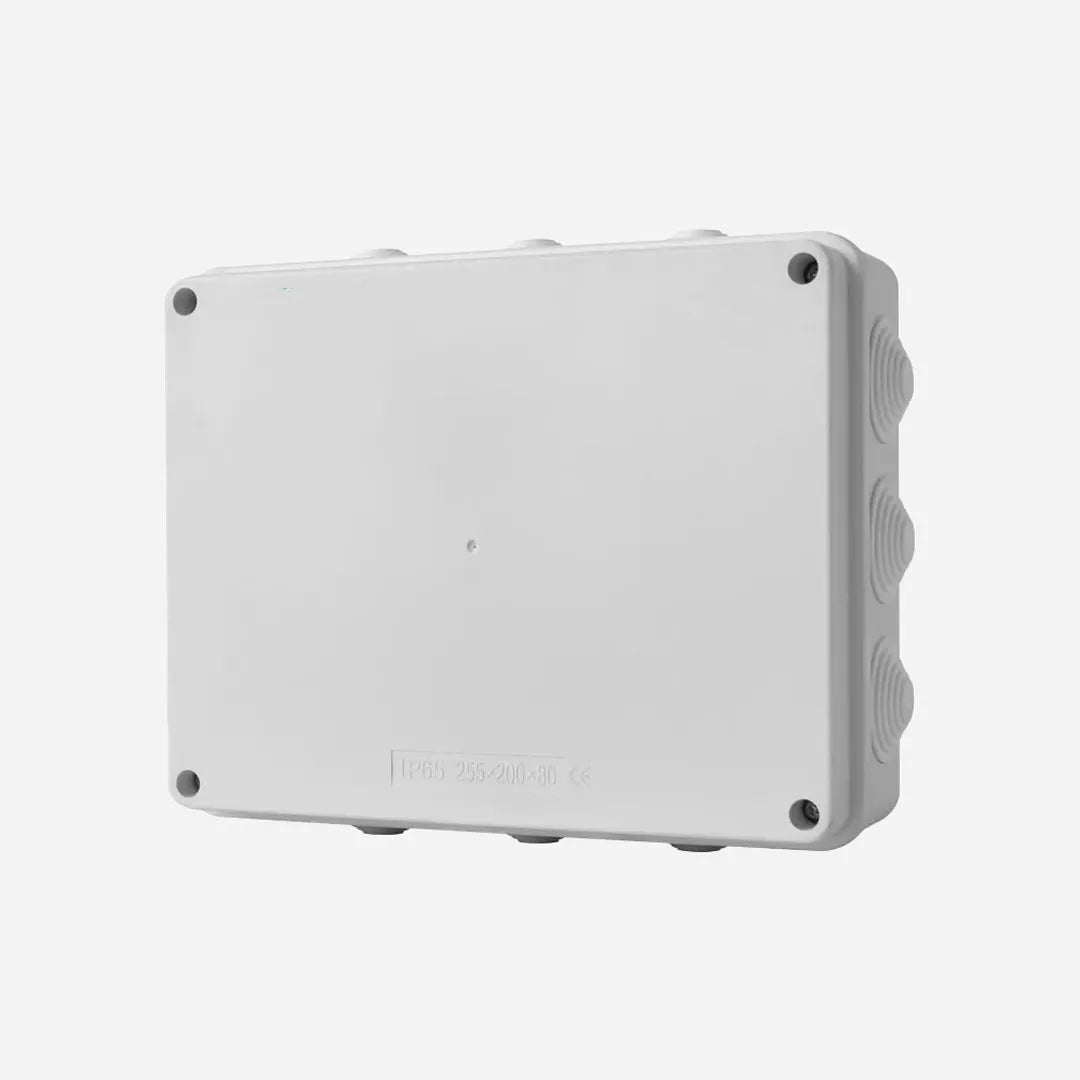 Caja estanca c/conos 12/36 200mmHX255mmWX80mmD Plastico ABS IP65