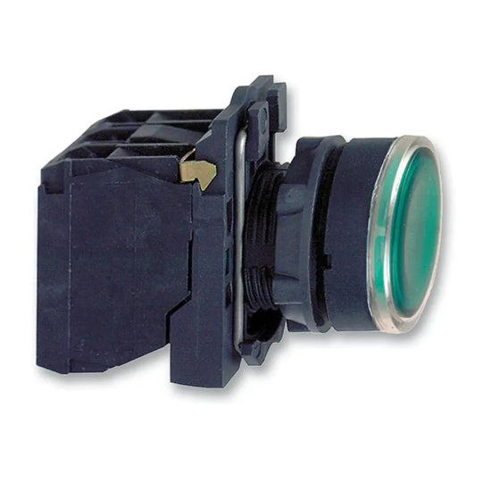 BOTON ILUMI VERDE 120V 1NA+1NC SC1 -TES