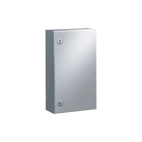 AE Gabinete mural de chapa de acero 1P 800Hx400Wx300Dmm RAL7035 IP66 NEMA 4