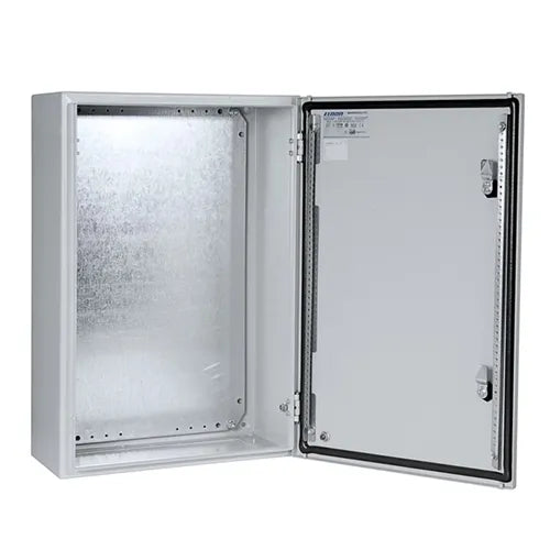Gabinete mural de chapa de acero 1P 500Hx400Wx210Dmm RAL7035 IP66 NEMA 12, 4