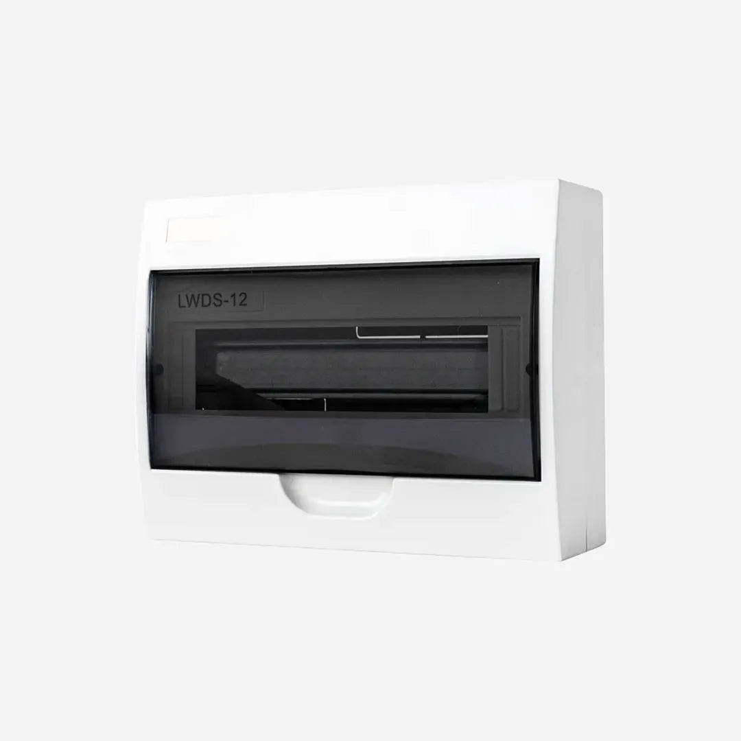Caja de dist. p/sobrep. vent. transp. 12M 198HX256WX95D Plastico ABS IP40