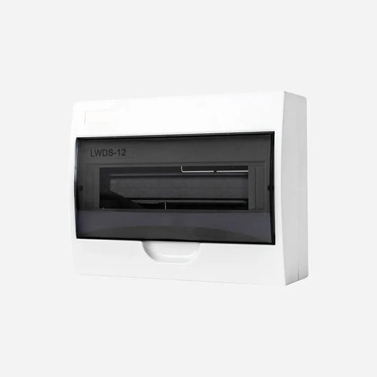 Caja de dist. p/sobrep. vent. transp. 12M 198HX256WX95D Plastico ABS IP40