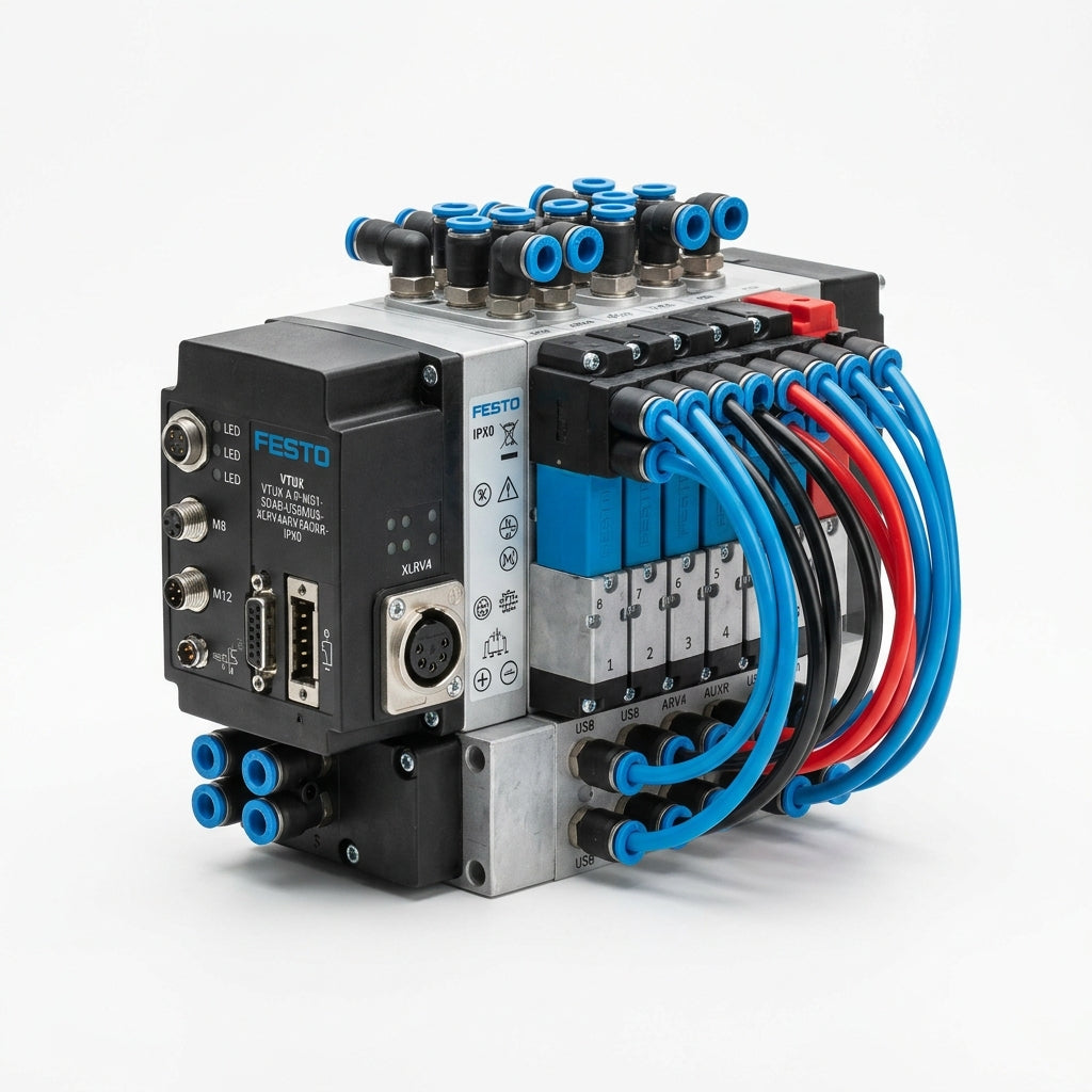 FESTO VTUX-A-P-MS1-SDAB-US8MUS-XLRV4ARV4AUXR-IPX0