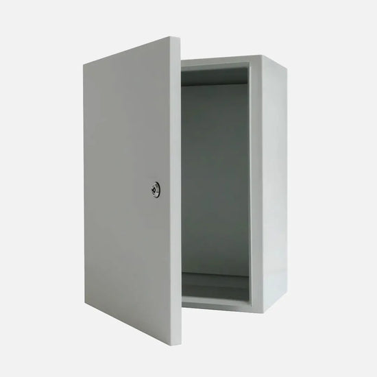 Gabinete mural c/plat. 800Hx600Wx400Dmm Acero lam. en friogalv RAL7035 IP66
