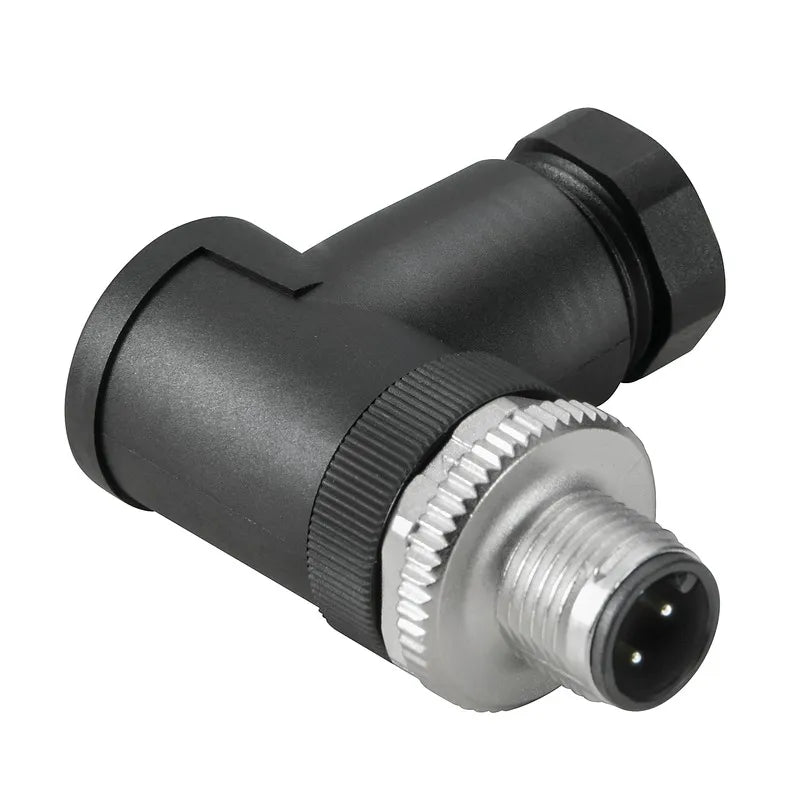 SAISW-4/7 Conector macho acodado M12 4P PG7 Codigo A IP67