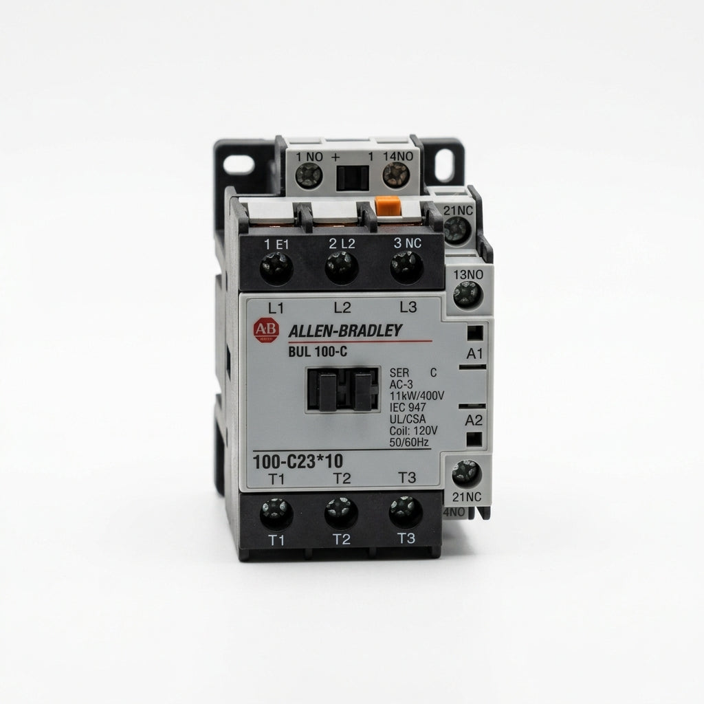 Allen Bradley 100-c23*10 Ser C contactor trifásico IEC Con Detalle