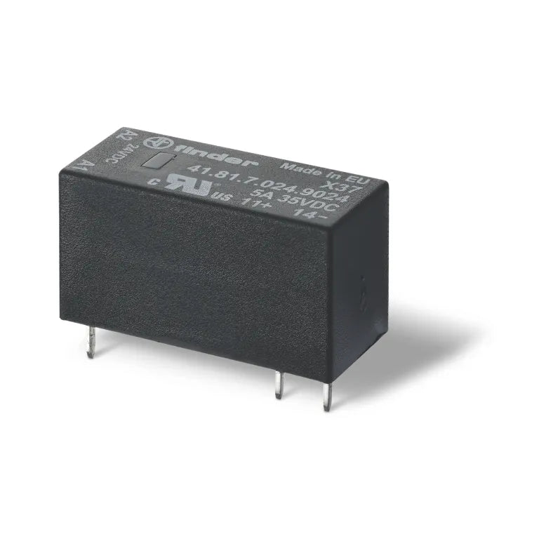 Mini-relevador de estado sólido (SSR) 1NA 4 pines 5A Input 24VCD Output 24VCD