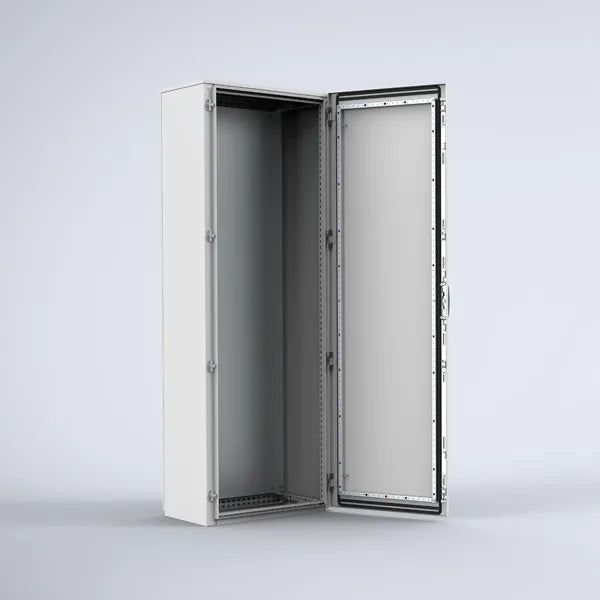 Armario de chapa de acero 2200Hx800Wx600Dmm 1 Puerta IP55 NEMA 12 RAL7035