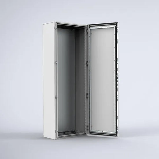 Armario de chapa de acero 2200Hx800Wx600Dmm 1 Puerta IP55 NEMA 12 RAL7035