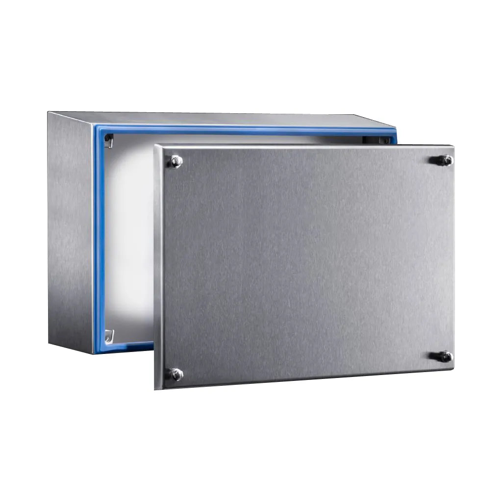 HD Caja de bornes de acero inoxidable 327Hx427Wx120Dmm IP66 Sin placa.Mont
