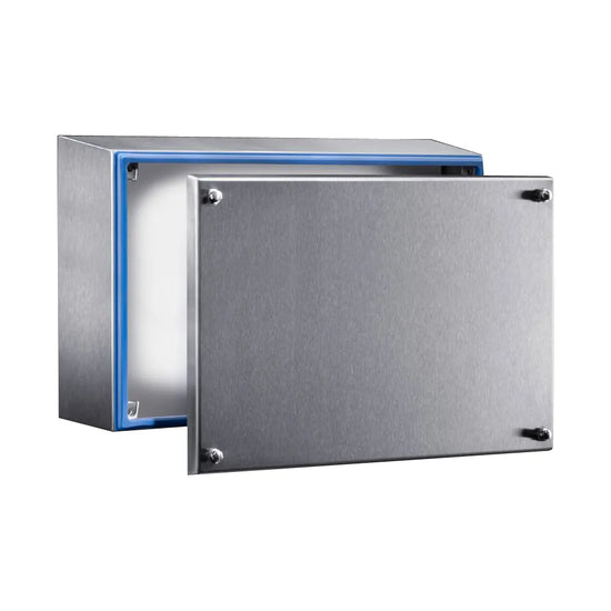 HD Caja de bornes de acero inoxidable 327Hx427Wx120Dmm IP66 Sin placa.Mont