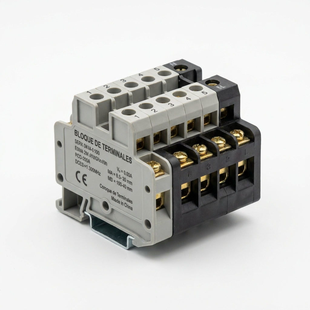 BIND 1492-L4 Allen Bradley Bloques De Terminales Gris