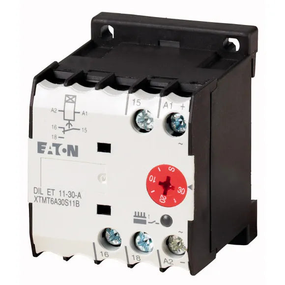 DILET11-30-A Relé de temporizado On-Delay (1.5-30s) 24-240VUC 1CO IP20