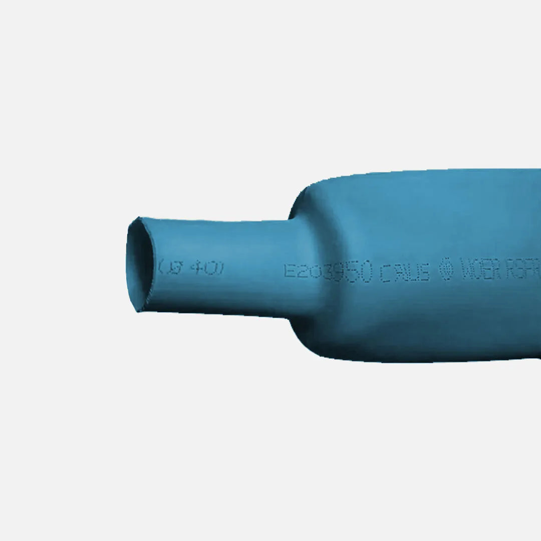 Tubo termocontráctil azul Contracción 2:1 9mm (3/8″) 8-6AWG