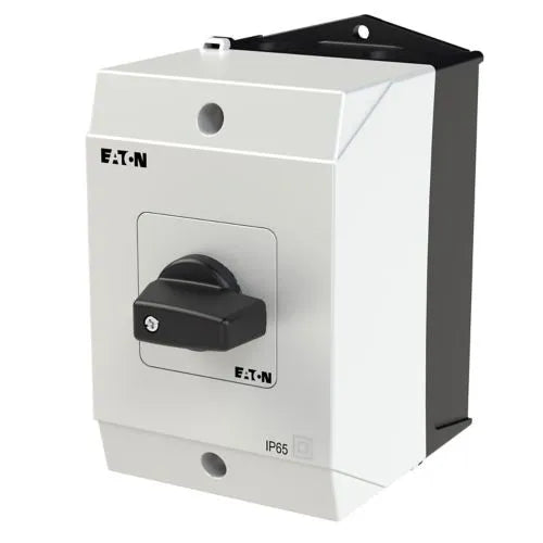 T0-3-8401/I1 Interruptor inversor posicion OFF mantenido  20A con caja IP65.