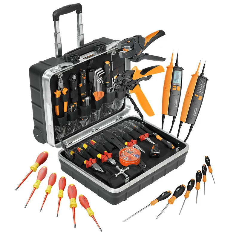TOP CASE PREMIUM Maleta plastica con ruedas y herramienientas