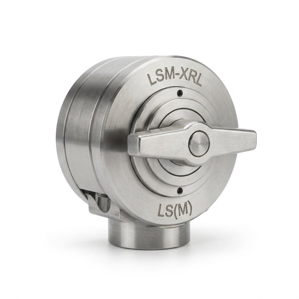 LSM-XRL Cabezal palanca giratoria metálico usar con LS(M)