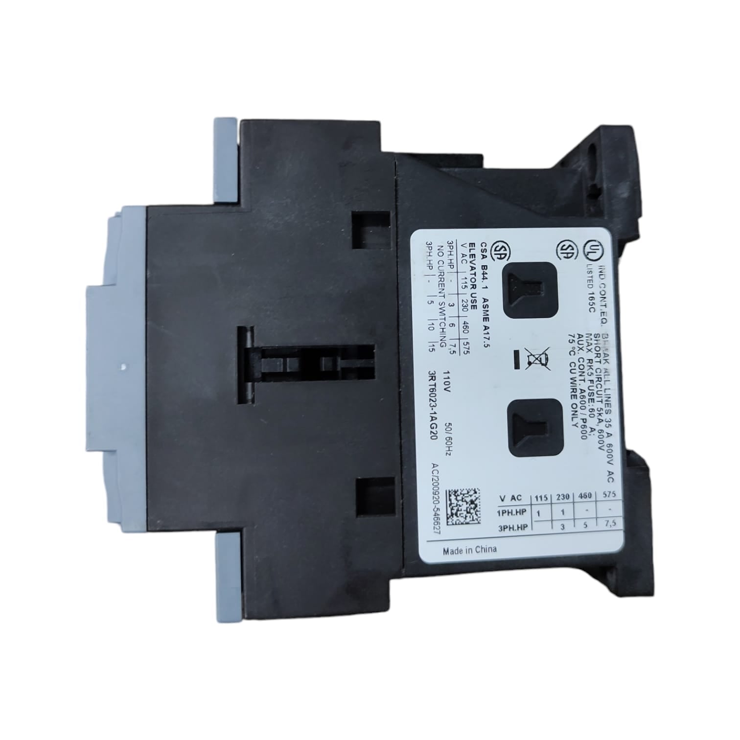 Siemens 3RT6023-1AG20 Contactor Sirius